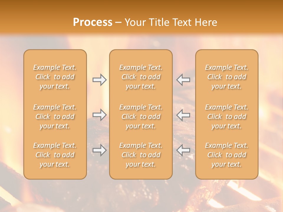 Grilled Meat PowerPoint Template