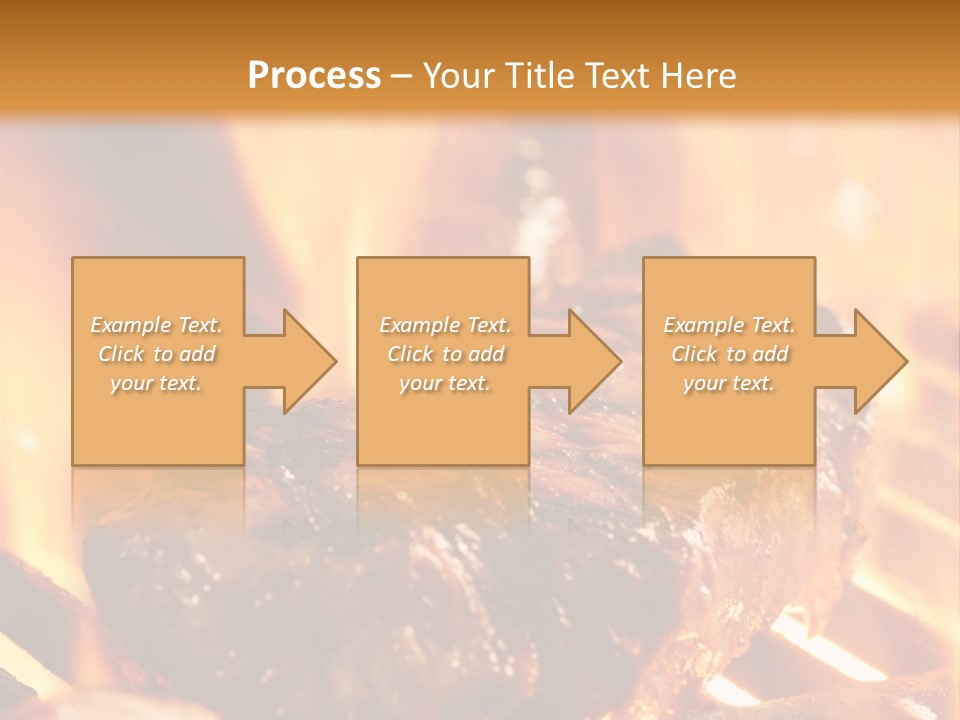 Grilled Meat PowerPoint Template