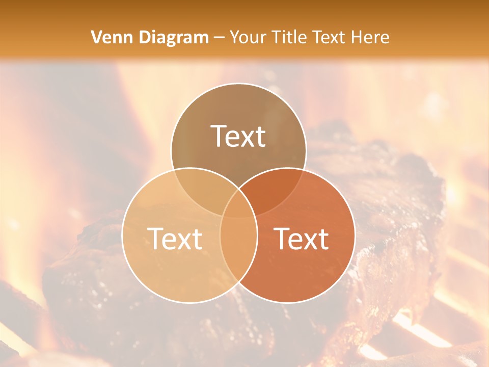 Grilled Meat PowerPoint Template