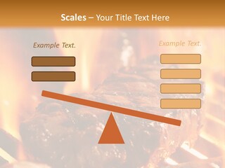 Grilled Meat PowerPoint Template