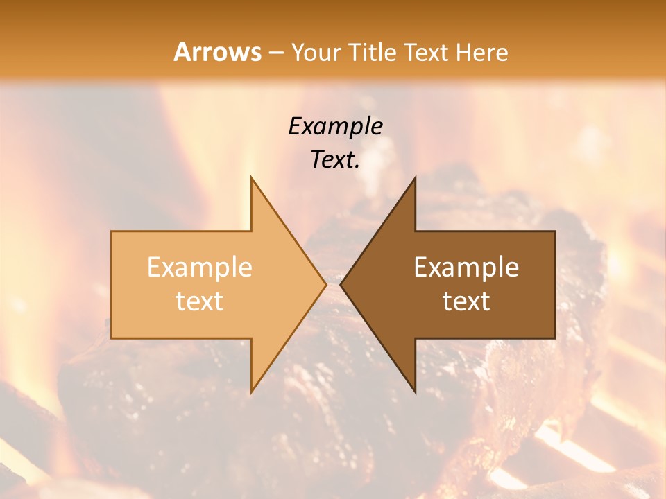 Grilled Meat PowerPoint Template