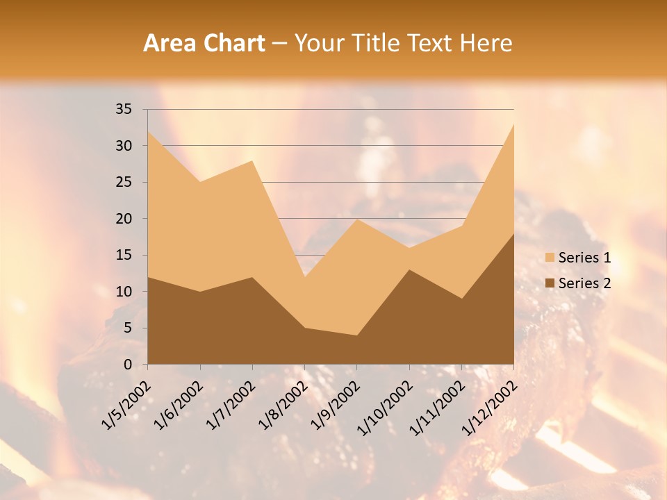 Grilled Meat PowerPoint Template