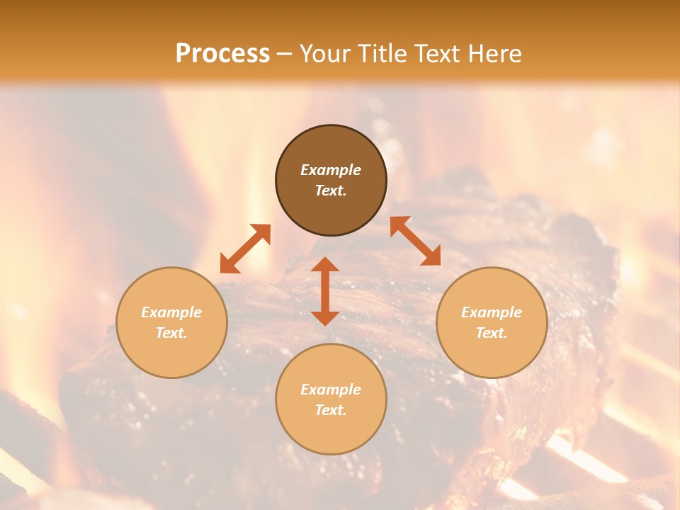 Grilled Meat PowerPoint Template