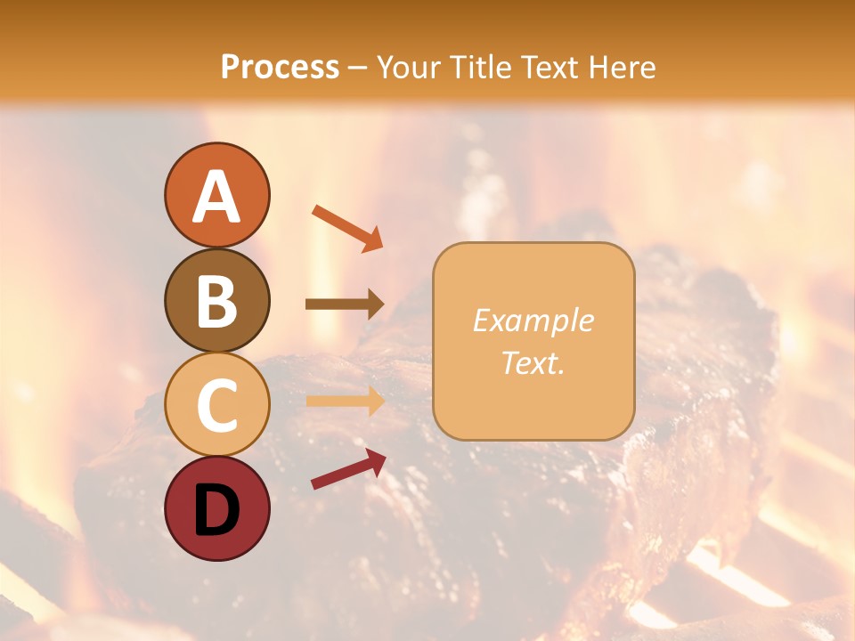 Grilled Meat PowerPoint Template