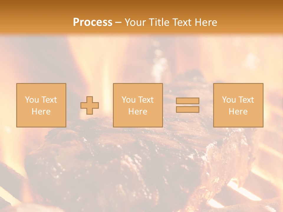 Grilled Meat PowerPoint Template