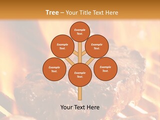 Grilled Meat PowerPoint Template