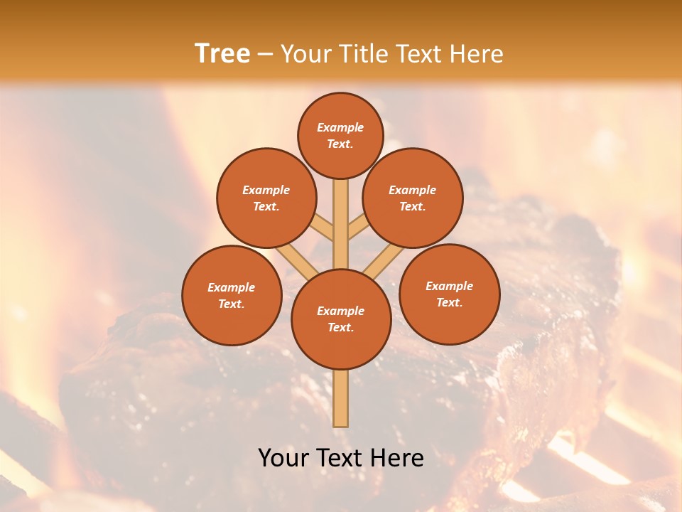 Grilled Meat PowerPoint Template