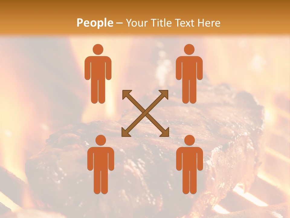 Grilled Meat PowerPoint Template