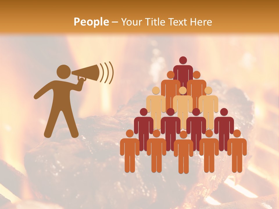 Grilled Meat PowerPoint Template