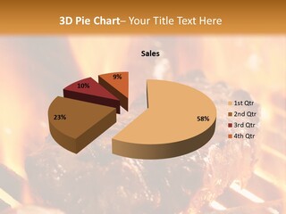 Grilled Meat PowerPoint Template