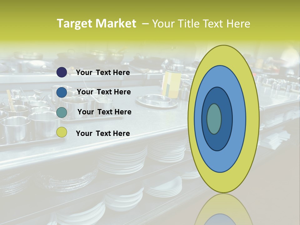 Kitchen In The Restaurant PowerPoint Template