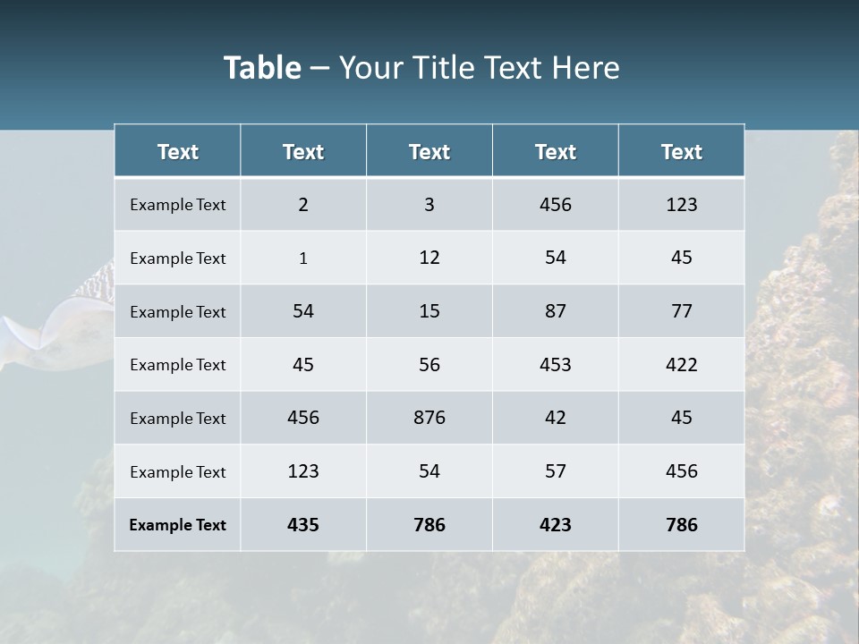 Underwater World PowerPoint Template