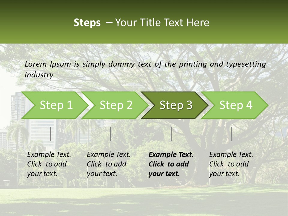 Central Park - New York City Park PowerPoint Template