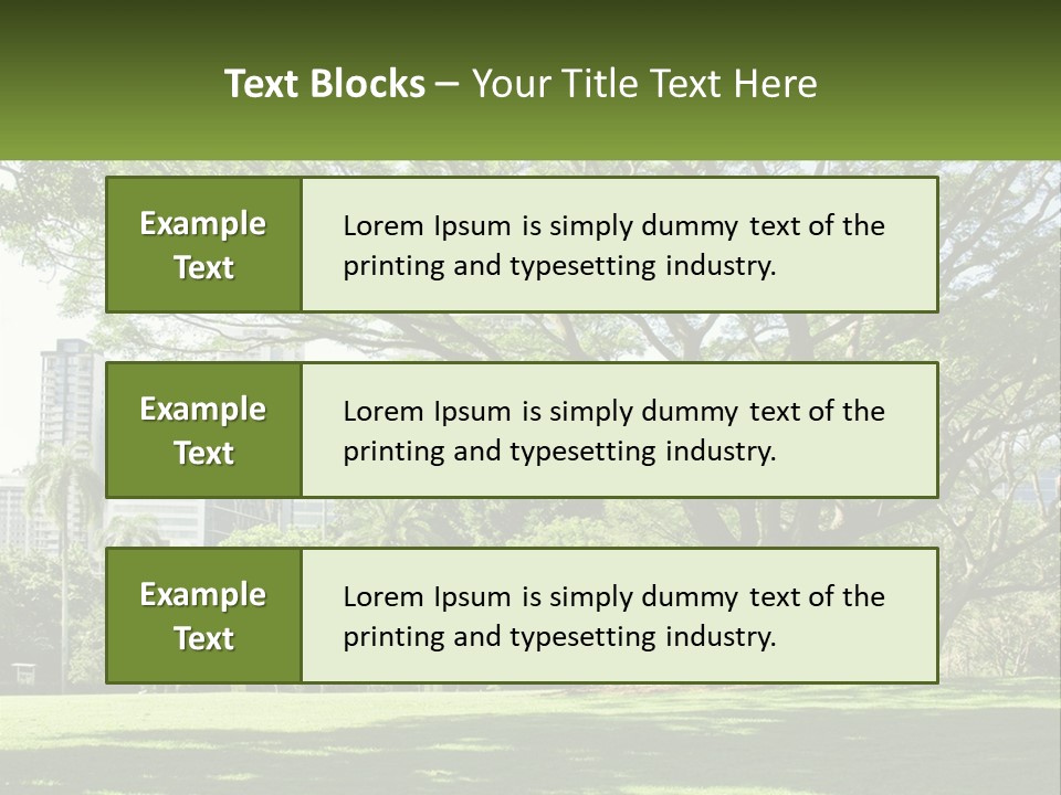 Central Park - New York City Park PowerPoint Template