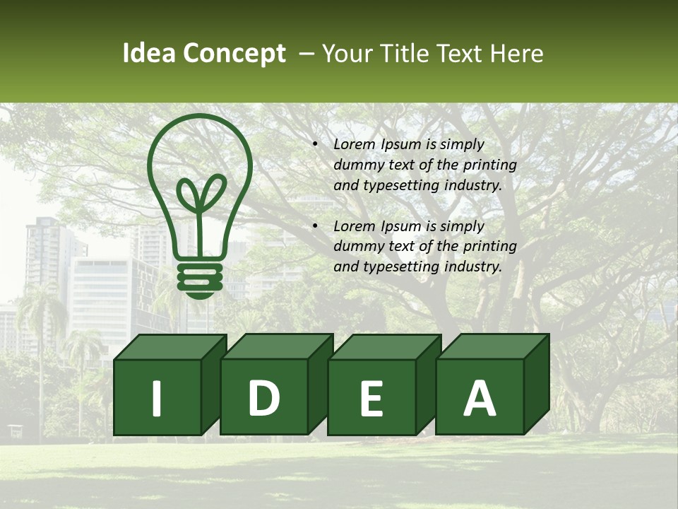 Central Park - New York City Park PowerPoint Template