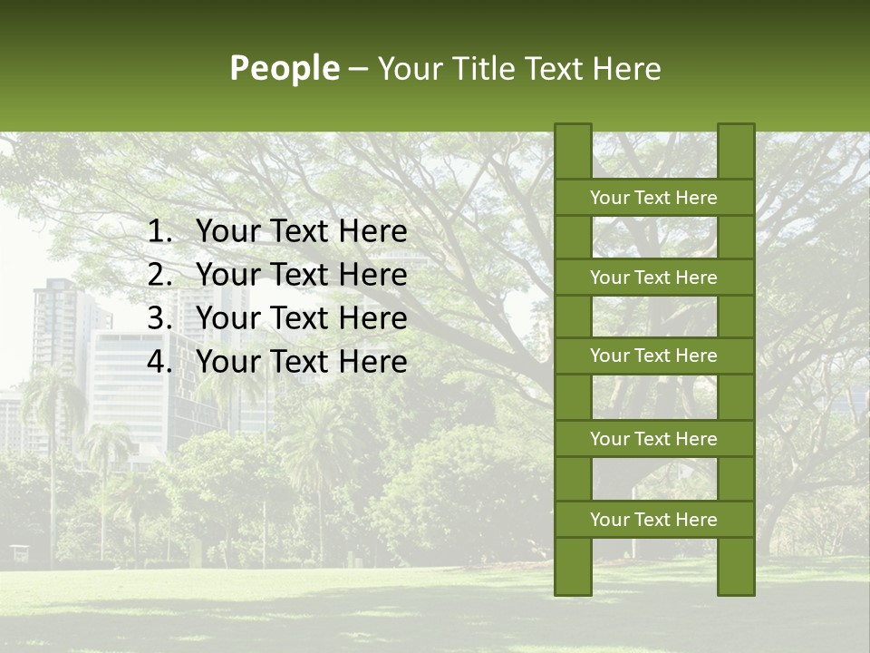 Central Park - New York City Park PowerPoint Template