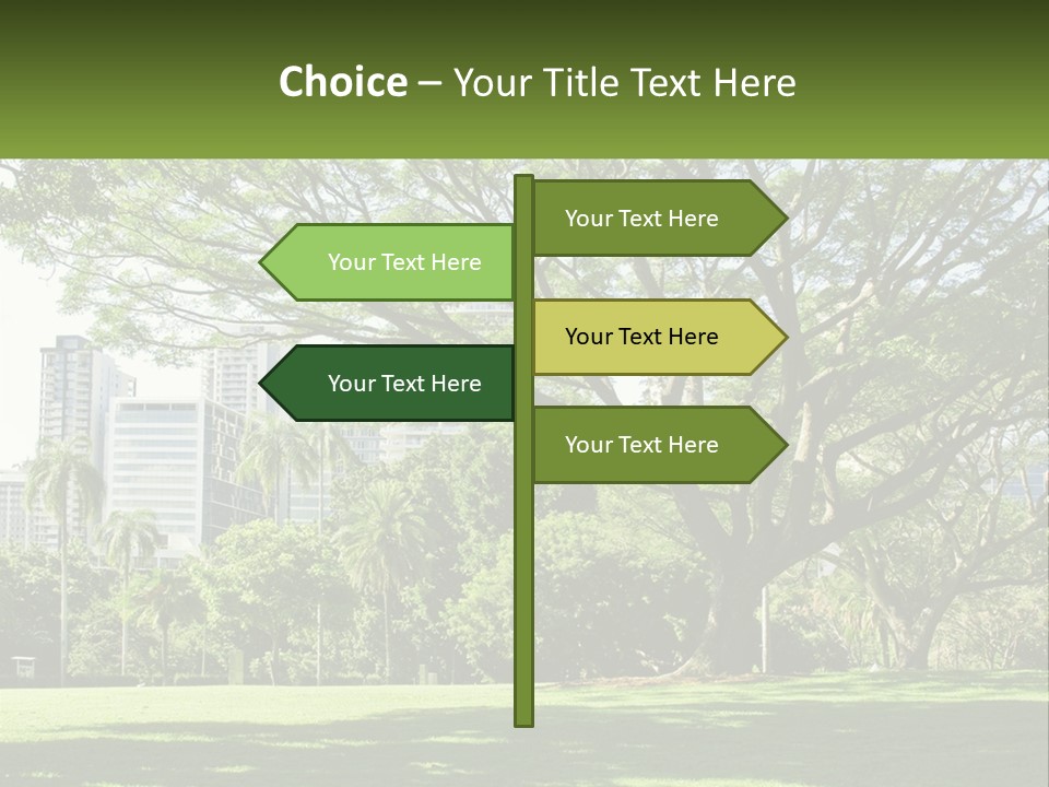 Central Park - New York City Park PowerPoint Template