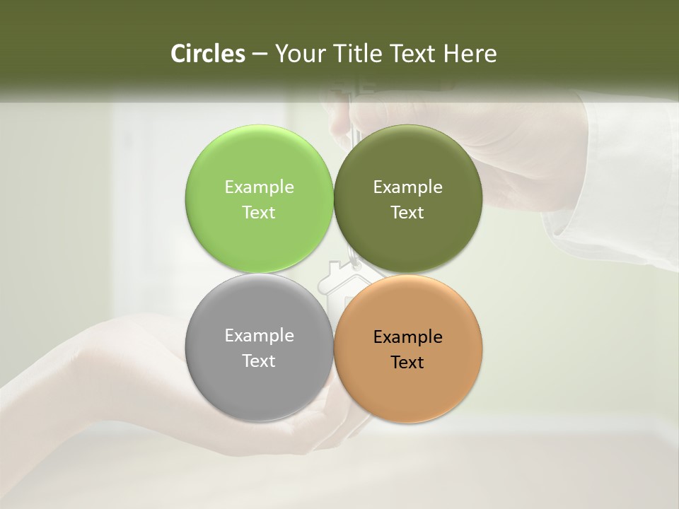 Handing Over The Keys To The Apartment PowerPoint Template