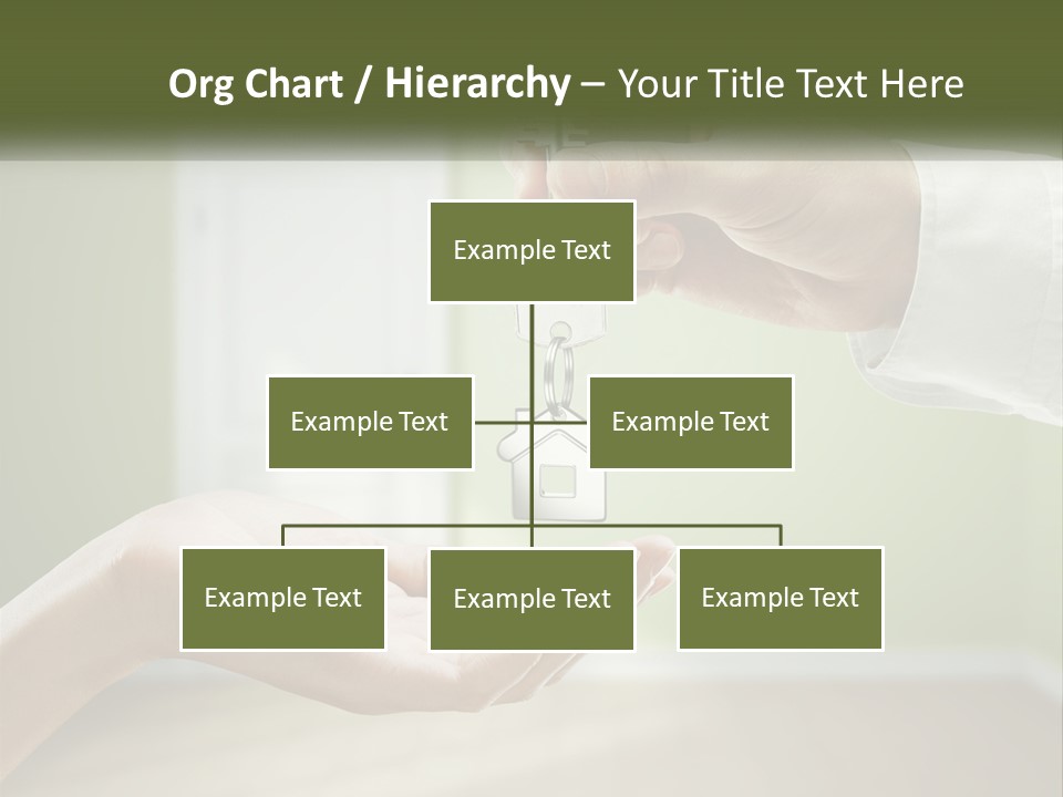 Handing Over The Keys To The Apartment PowerPoint Template