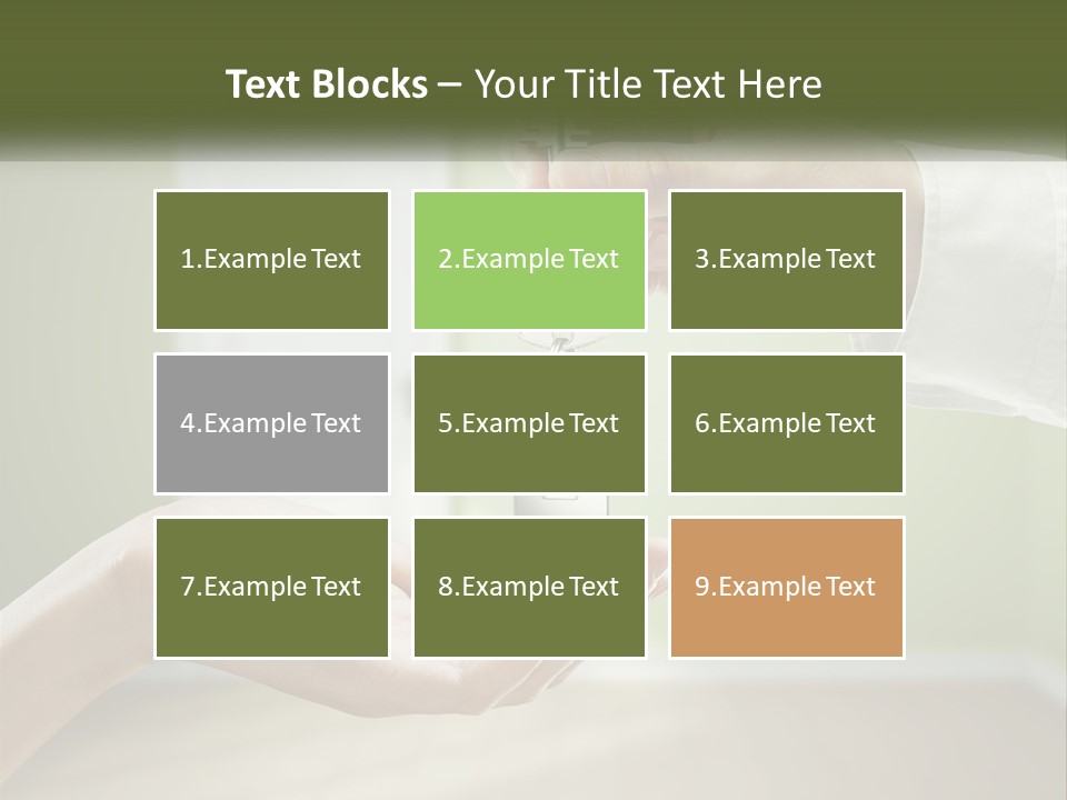 Handing Over The Keys To The Apartment PowerPoint Template