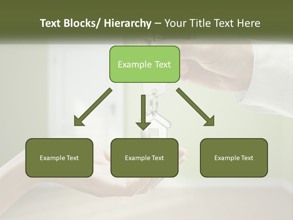 Handing Over The Keys To The Apartment PowerPoint Template