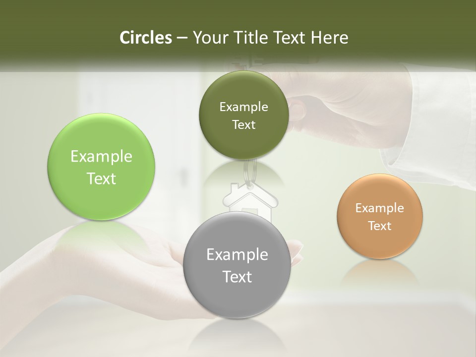 Handing Over The Keys To The Apartment PowerPoint Template