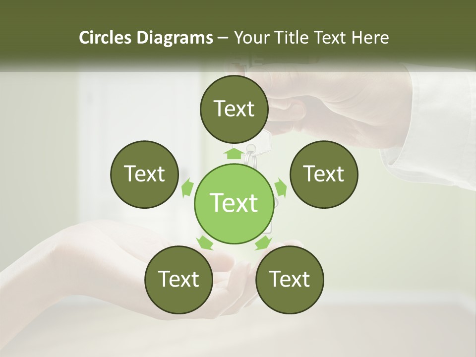Handing Over The Keys To The Apartment PowerPoint Template
