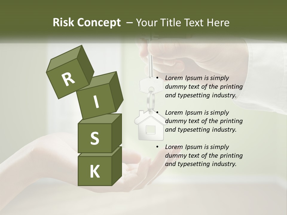 Handing Over The Keys To The Apartment PowerPoint Template