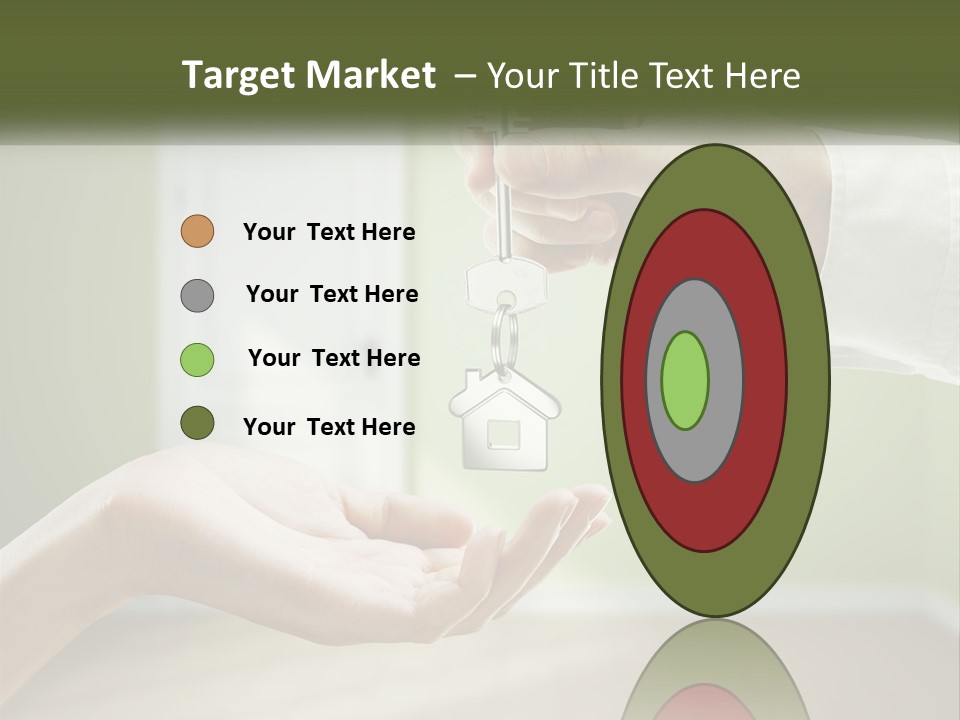 Handing Over The Keys To The Apartment PowerPoint Template