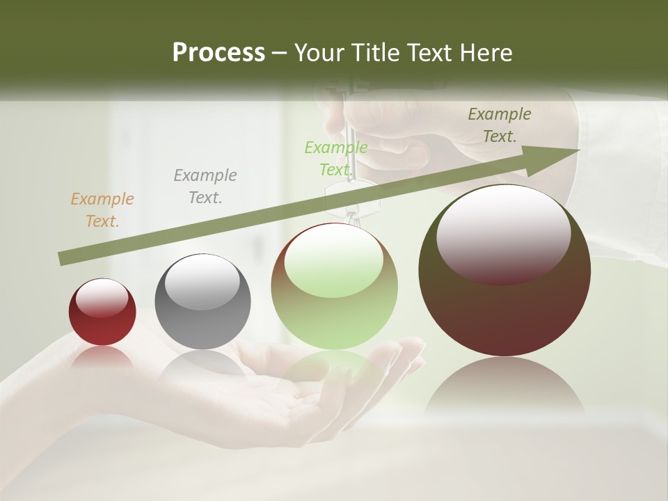 Handing Over The Keys To The Apartment PowerPoint Template