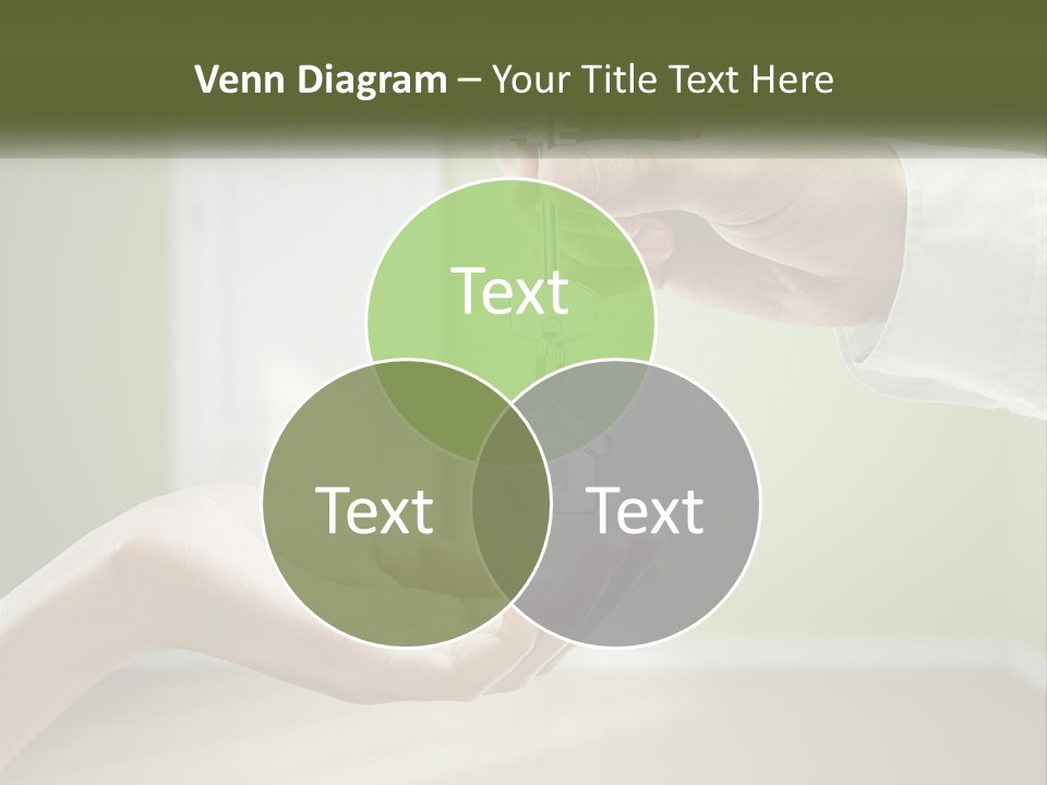 Handing Over The Keys To The Apartment PowerPoint Template