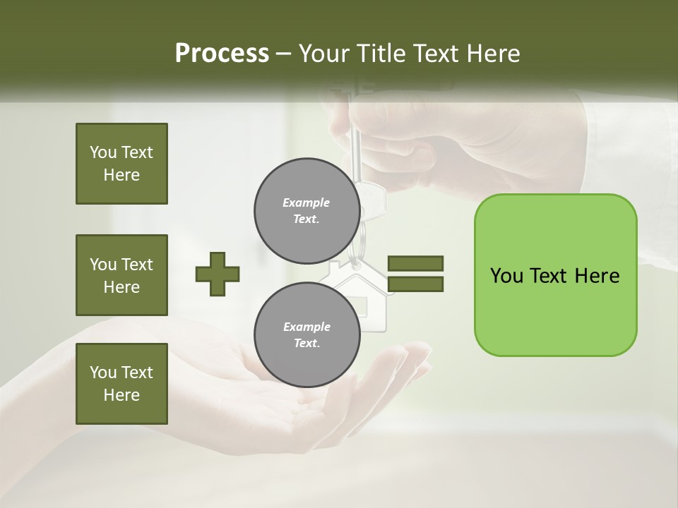 Handing Over The Keys To The Apartment PowerPoint Template