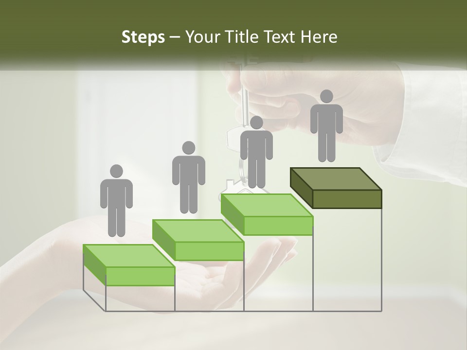 Handing Over The Keys To The Apartment PowerPoint Template