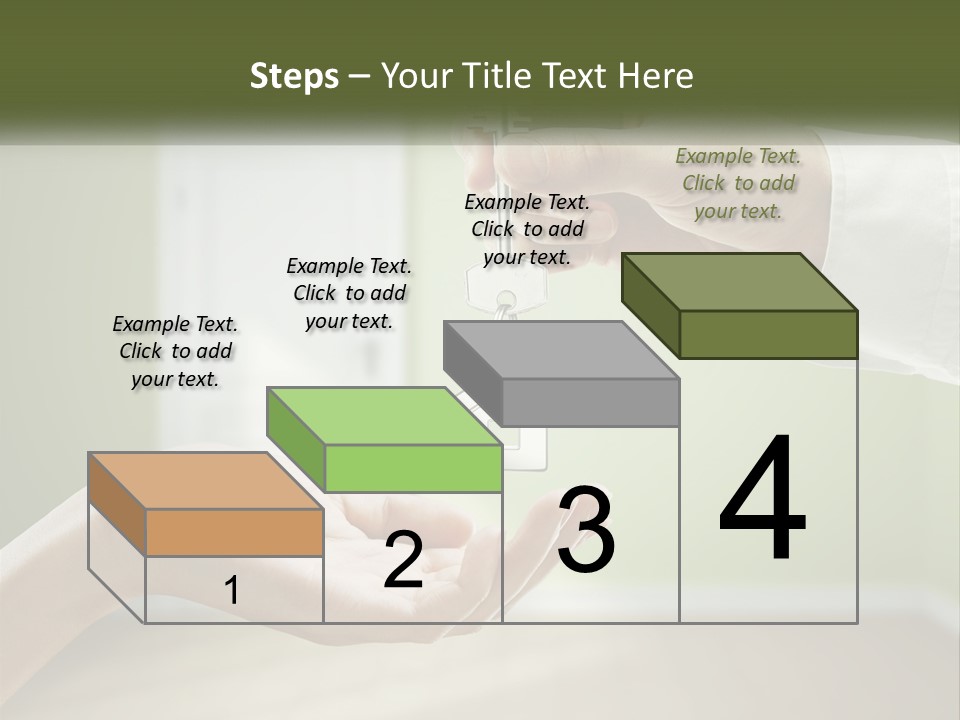 Handing Over The Keys To The Apartment PowerPoint Template