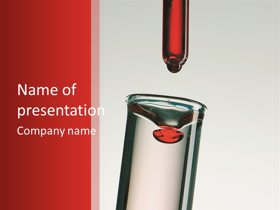 Test Tubes PowerPoint Template