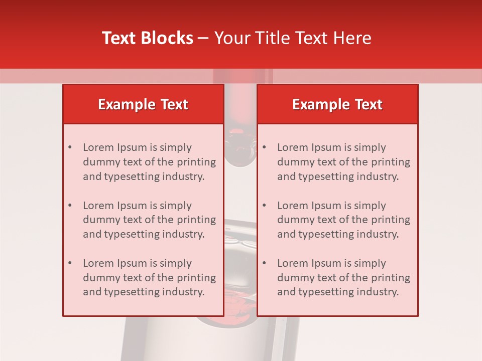 Test Tubes PowerPoint Template