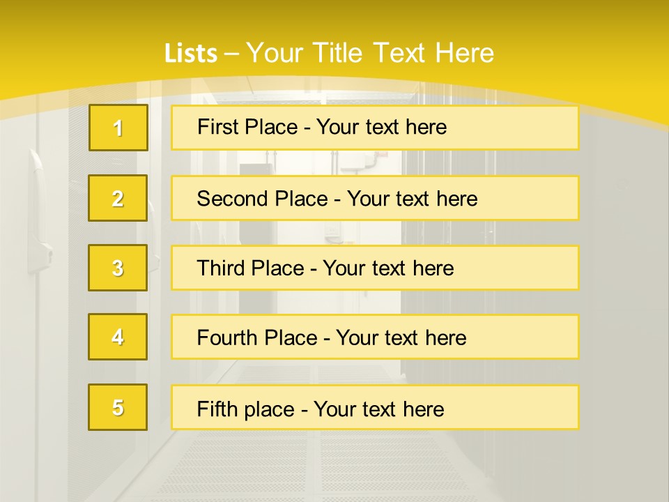 Server Room PowerPoint Template