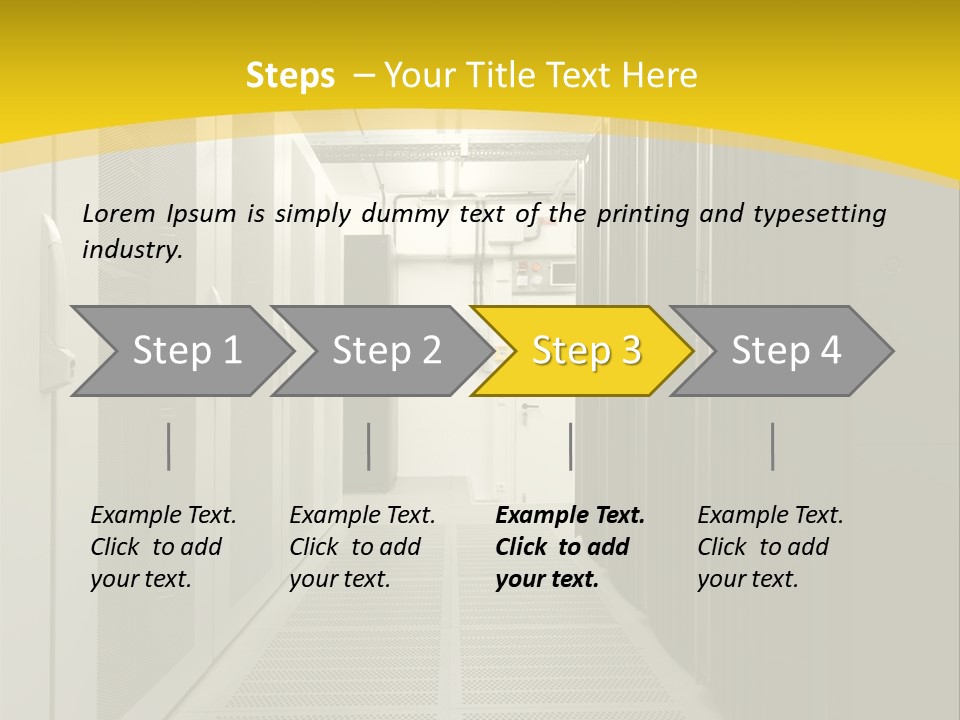 Server Room PowerPoint Template