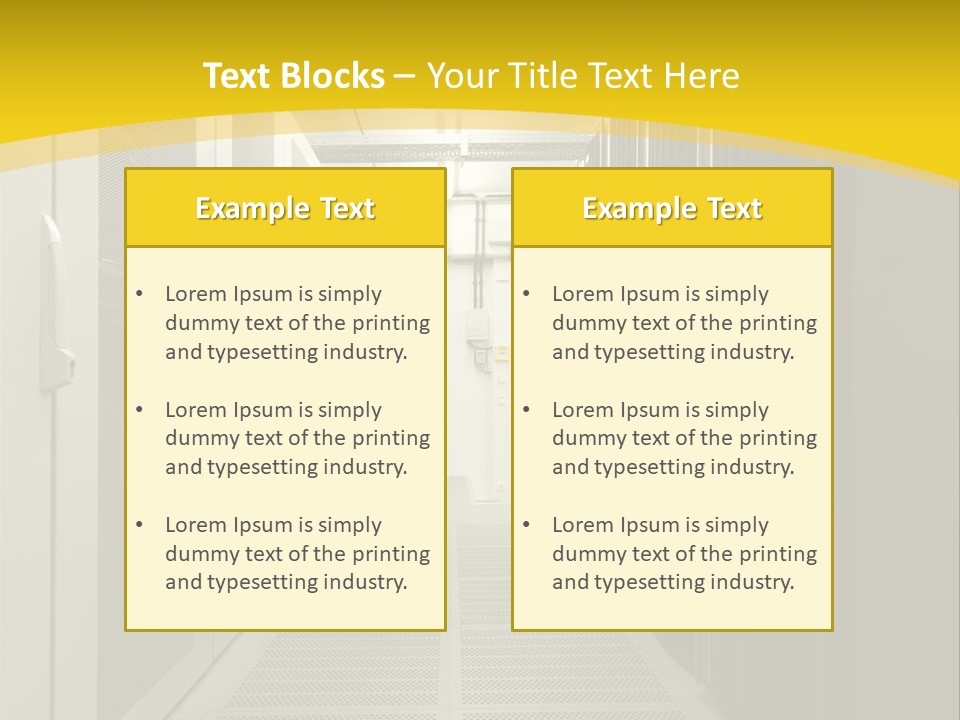Server Room PowerPoint Template