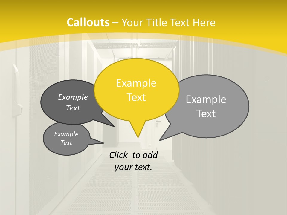 Server Room PowerPoint Template
