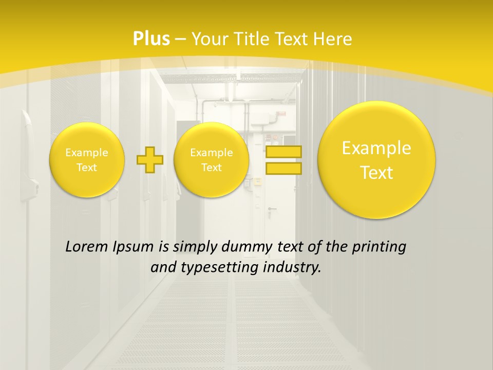 Server Room PowerPoint Template
