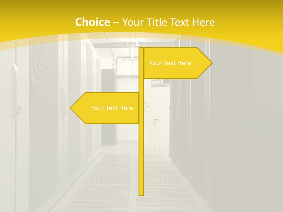 Server Room PowerPoint Template