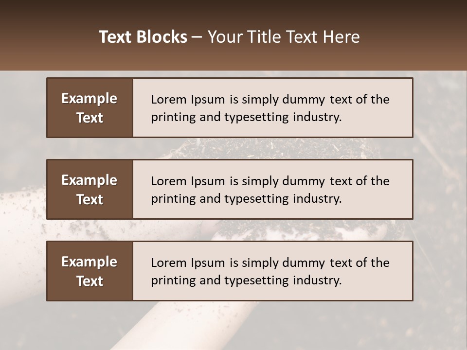 Earth In Hands PowerPoint Template