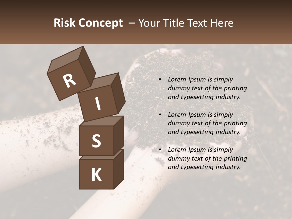 Earth In Hands PowerPoint Template