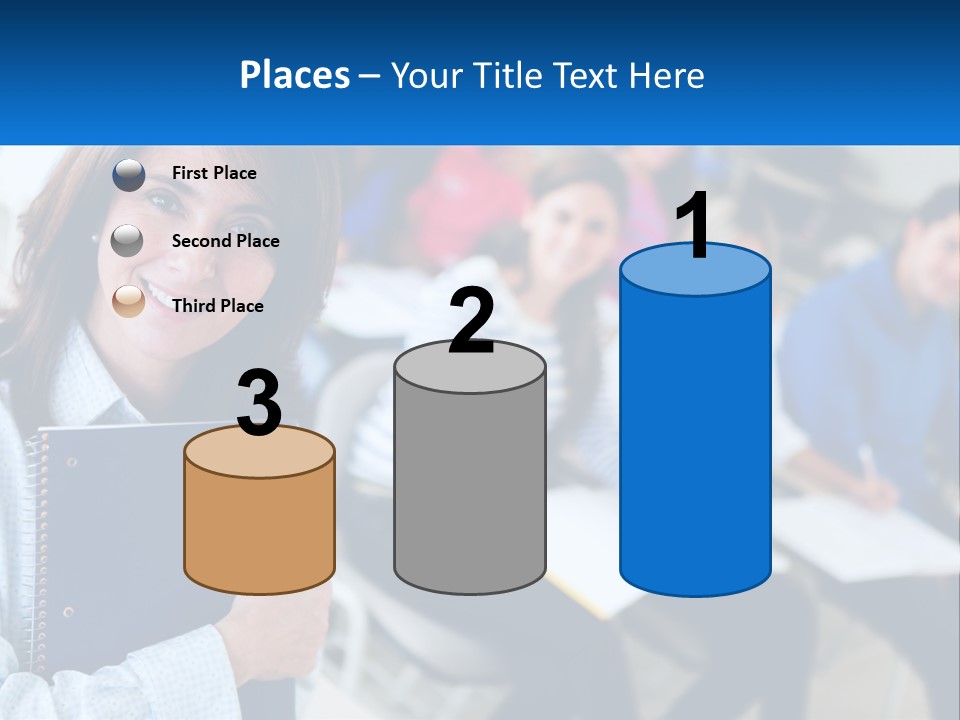 Lecturer And Students PowerPoint Template