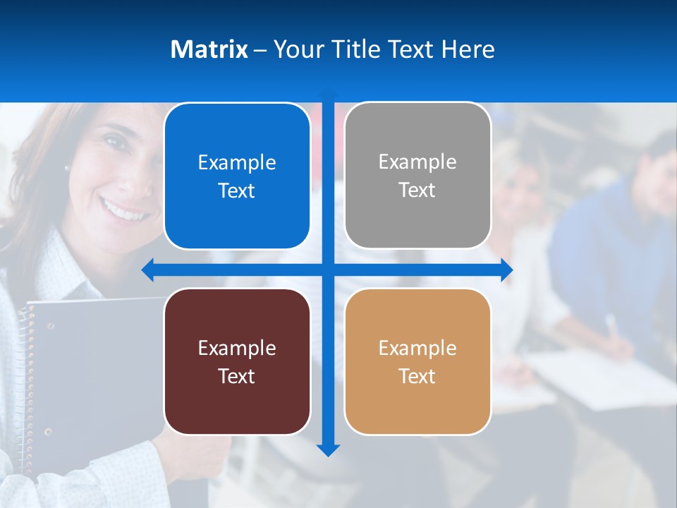 Lecturer And Students PowerPoint Template