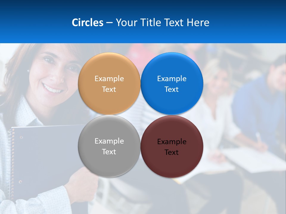 Lecturer And Students PowerPoint Template