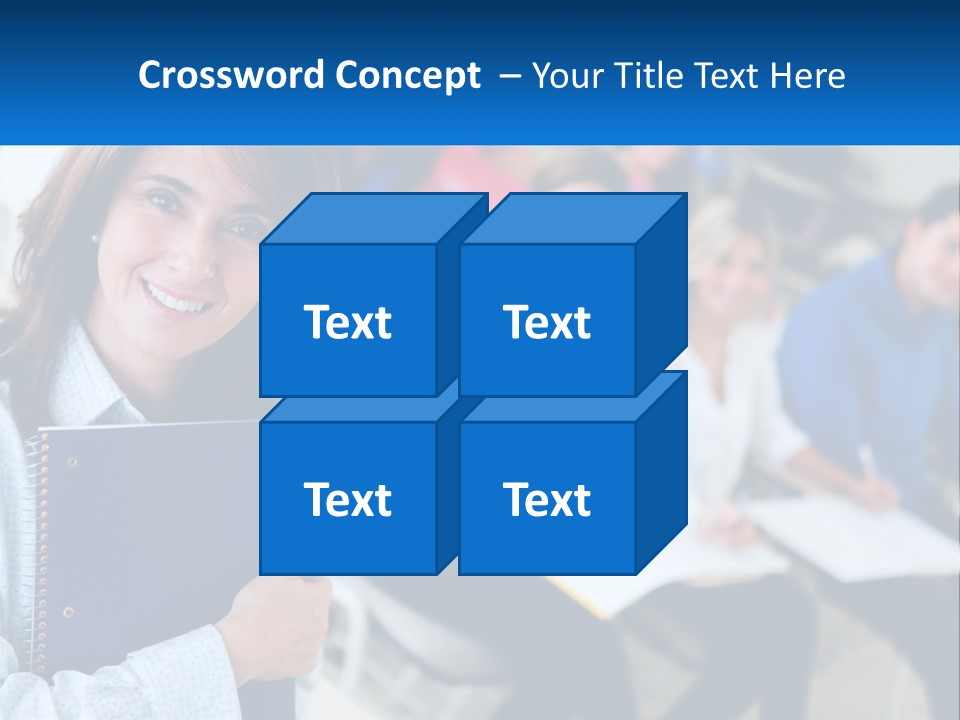Lecturer And Students PowerPoint Template