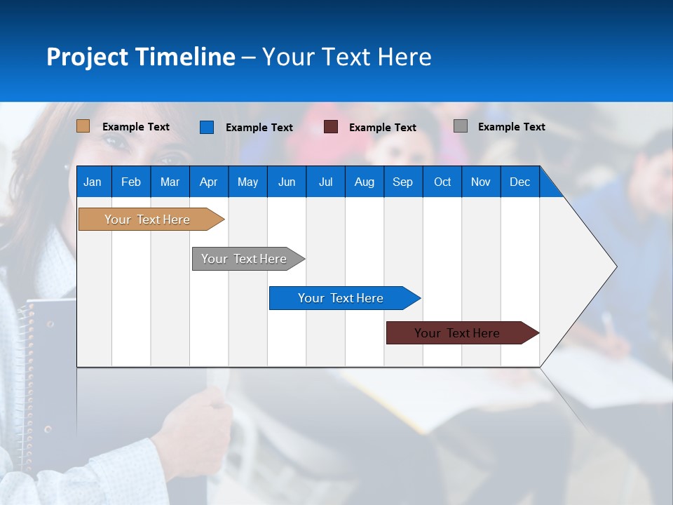 Lecturer And Students PowerPoint Template