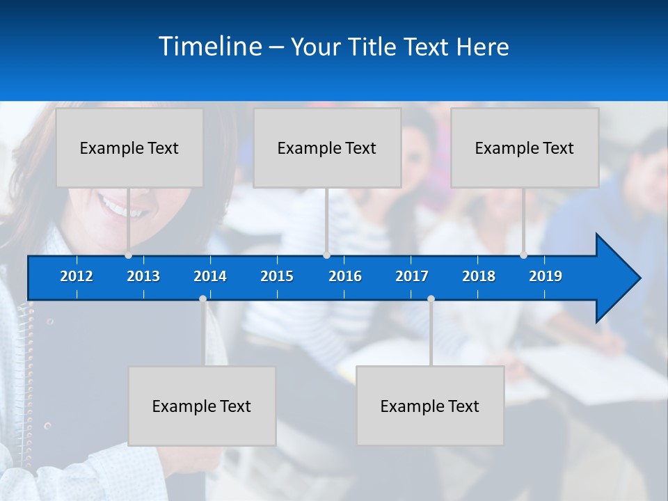 Lecturer And Students PowerPoint Template